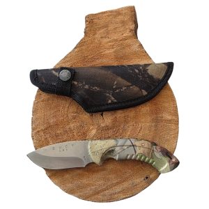 (1) Camo Buck Fixed Blade Knife (View 1 only)