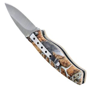 (1) Medium Browning Branch Goat (Folding Knife) Back View
