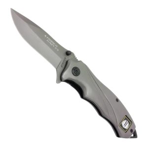 (1) Medium Strider Silver (Folding Knife) Front View
