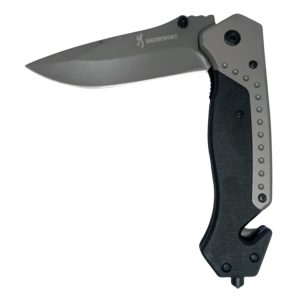 (10) Medium Browning Black (Folding Knife) front view