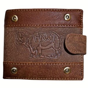 (11) Light Brown Leather Studded Fino Wallet (View 1)
