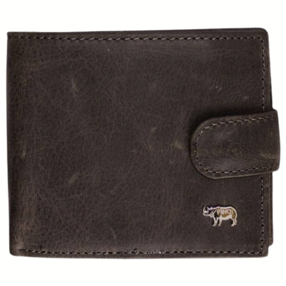 (12) Dark Brown Leather Rhino Fino Wallet (View 1)