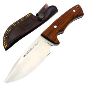 (14) Muela Rose Wood Rhino Fixed Blade Knife (View 1)
