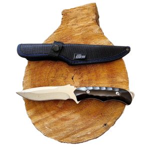 (2) Black Columbia Fixed Blade Knife (View 1 only)