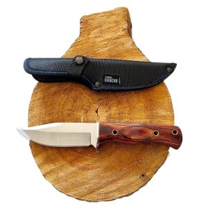(3) Rose Wood Columbia Fixed Blade Knife (View 1 only)