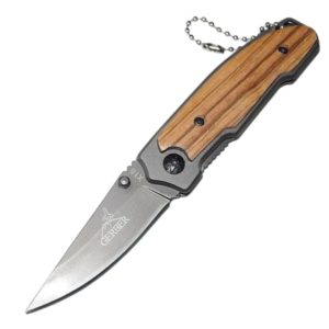(3) Small Gerber Light Wood (Folding Knife) Front view only