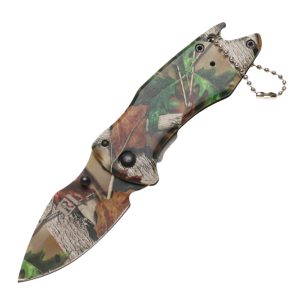 (4) Buck Small Camo (Folding Knife) Front View