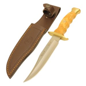 (5) Muela Light Wood Bowie Fixed Blade Knife (View 1)