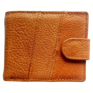 (6) Dakota Tan Leather Wolfhound Wallet (View 1)