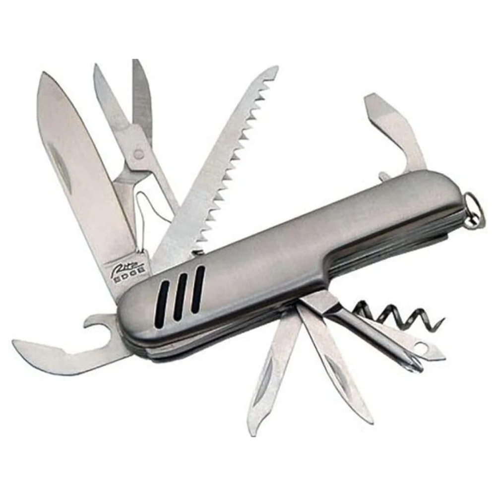 (7) Stainless Steel 15x Function Traveler Knife (View 1 Only)