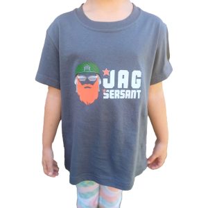 CHARCOAL COLOUR KIDS T-SHIRT