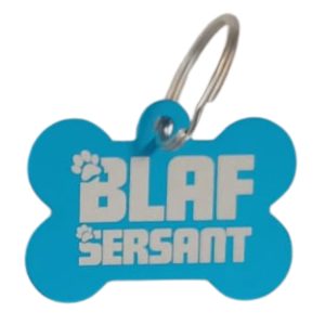 Light Blue Dog tag
