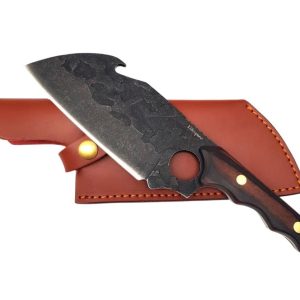 Lifespace 6.5" Hunting Cleaver with Utility Hook and Sheath