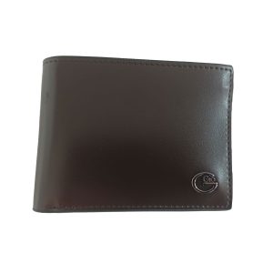 Fino Gio small dark brown wallet in gift bag & box